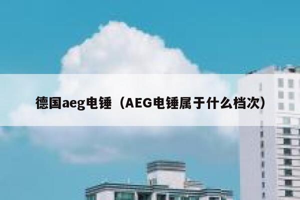 德国aeg电锤(AEG电锤属于什么档次) 第1张 德国aeg电锤(AEG电锤属于什么档次) 第1张