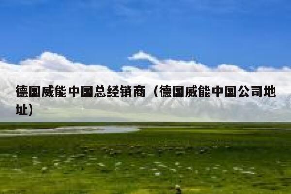 德国威能中国总经销商(德国威能中国公司地址) 第1张 德国威能中国总经销商(德国威能中国公司地址) 第1张