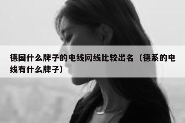 德国什么牌子的电线网线比较出名(德系的电线有什么牌子) 第1张 德国什么牌子的电线网线比较出名(德系的电线有什么牌子) 第1张