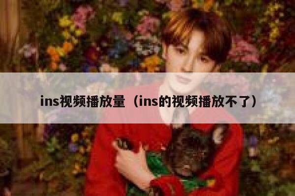ins视频播放量(ins的视频播放不了) 第1张 ins视频播放量(ins的视频播放不了) 第1张