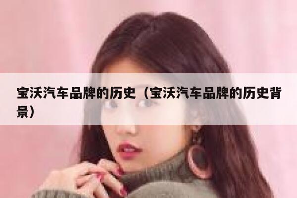 宝沃汽车品牌的历史（宝沃汽车品牌的历史背景） 第1张
