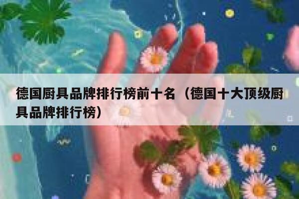 德国厨具品牌排行榜前十名(德国十大顶级厨具品牌排行榜) 第1张 德国厨具品牌排行榜前十名(德国十大顶级厨具品牌排行榜) 第1张