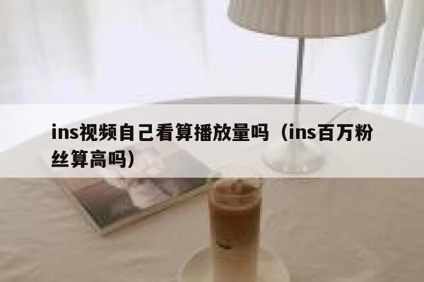 ins视频自己看算播放量吗(ins百万粉丝算高吗) 第1张 ins视频自己看算播放量吗(ins百万粉丝算高吗) 第1张