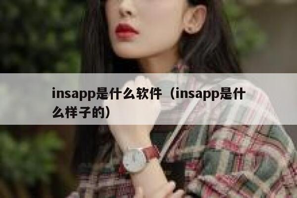insapp是什么软件(insapp是什么样子的) 第1张 insapp是什么软件(insapp是什么样子的) 第1张