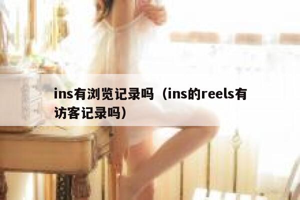 ins有浏览记录吗(ins的reels有访客记录吗) 第1张 ins有浏览记录吗(ins的reels有访客记录吗) 第1张