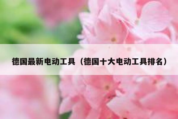 德国最新电动工具(德国十大电动工具排名) 第1张 德国最新电动工具(德国十大电动工具排名) 第1张
