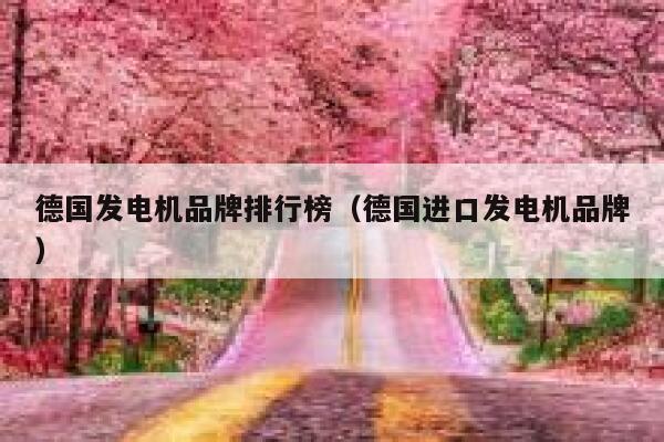 德国发电机品牌排行榜（德国进口发电机品牌） 第1张