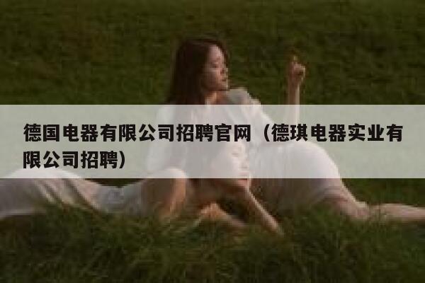 德国电器有限公司招聘官网（德琪电器实业有限公司招聘） 第1张