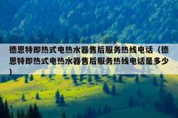 德恩特即热式电热水器售后服务热线电话(德恩特即热式电热水器售后服务热线电话是多少) 第1张 德恩特即热式电热水器售后服务热线电话(德恩特即热式电热水器售后服务热线电话是多少) 第1张