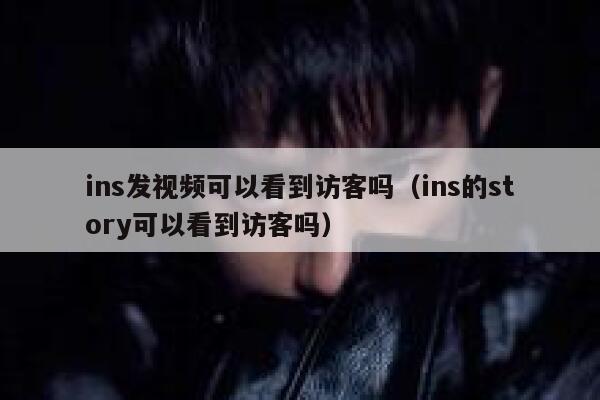 ins发视频可以看到访客吗(ins的story可以看到访客吗) 第1张 ins发视频可以看到访客吗(ins的story可以看到访客吗) 第1张