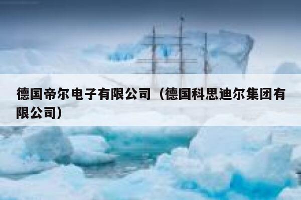 德国帝尔电子有限公司(德国科思迪尔集团有限公司) 第1张 德国帝尔电子有限公司(德国科思迪尔集团有限公司) 第1张