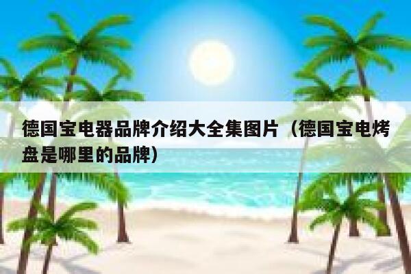 德国宝电器品牌介绍大全集图片(德国宝电烤盘是哪里的品牌) 第1张 德国宝电器品牌介绍大全集图片(德国宝电烤盘是哪里的品牌) 第1张