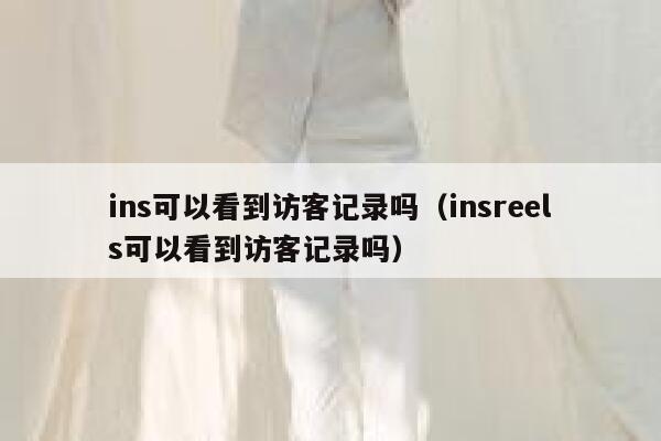 ins可以看到访客记录吗(insreels可以看到访客记录吗) 第1张 ins可以看到访客记录吗(insreels可以看到访客记录吗) 第1张