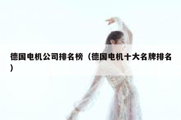 德国电机公司排名榜(德国电机十大名牌排名) 第1张 德国电机公司排名榜(德国电机十大名牌排名) 第1张