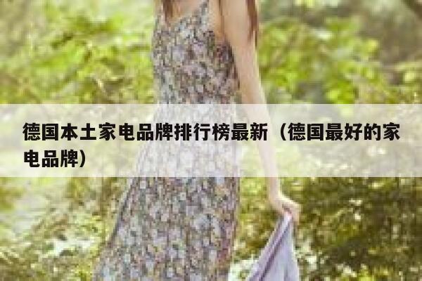 德国本土家电品牌排行榜最新(德国最好的家电品牌) 第1张 德国本土家电品牌排行榜最新(德国最好的家电品牌) 第1张