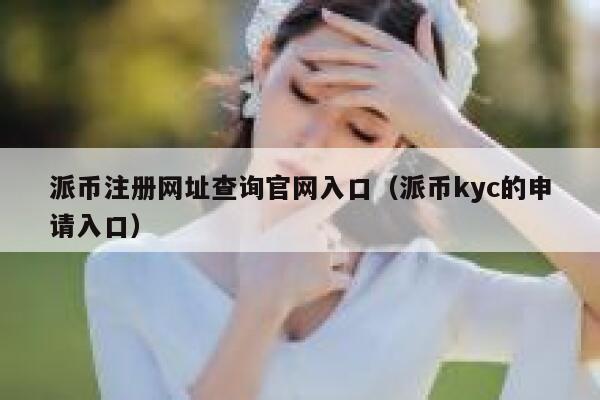 派币注册网址查询官网入口（派币kyc的申请入口） 第1张