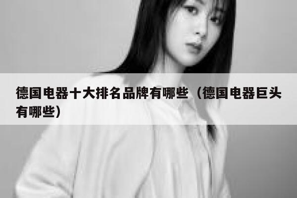 德国电器十大排名品牌有哪些(德国电器巨头有哪些) 第1张 德国电器十大排名品牌有哪些(德国电器巨头有哪些) 第1张