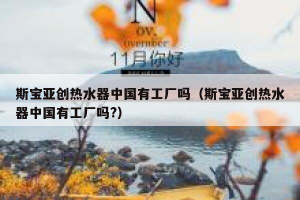 斯宝亚创热水器中国有工厂吗(斯宝亚创热水器中国有工厂吗?) 第1张 斯宝亚创热水器中国有工厂吗(斯宝亚创热水器中国有工厂吗?) 第1张