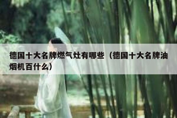 德国十大名牌燃气灶有哪些(德国十大名牌油烟机百什么) 第1张 德国十大名牌燃气灶有哪些(德国十大名牌油烟机百什么) 第1张