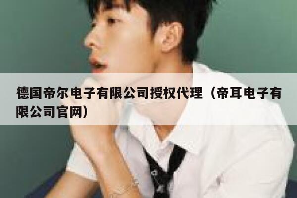 德国帝尔电子有限公司授权代理（帝耳电子有限公司官网） 第1张