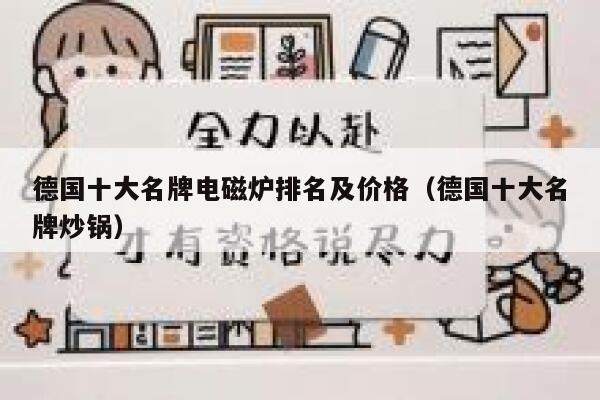 德国十大名牌电磁炉排名及价格（德国十大名牌炒锅） 第1张