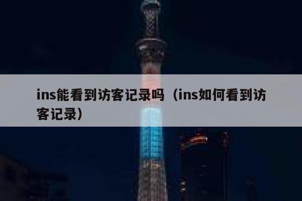 ins能看到访客记录吗(ins如何看到访客记录) 第1张 ins能看到访客记录吗(ins如何看到访客记录) 第1张