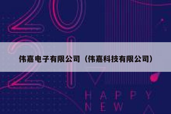伟嘉电子有限公司（伟嘉科技有限公司） 第1张