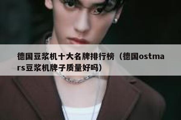 德国豆浆机十大名牌排行榜(德国ostmars豆浆机牌子质量好吗) 第1张 德国豆浆机十大名牌排行榜(德国ostmars豆浆机牌子质量好吗) 第1张