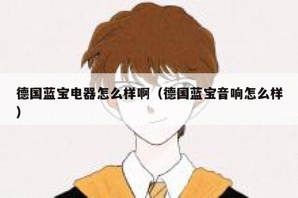 德国蓝宝电器怎么样啊(德国蓝宝音响怎么样) 第1张 德国蓝宝电器怎么样啊(德国蓝宝音响怎么样) 第1张